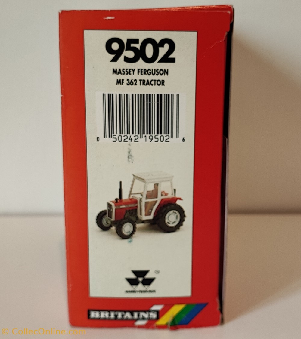 modeles reduits vehicules agricoles britains 09502a tracteur massey ferguson mf 362 ok