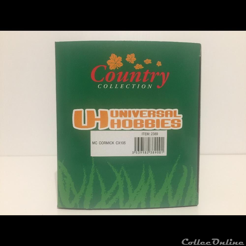 UH 2389 - Mc Cormick CX105 - X 4 modeles reduits vehicules agricoles uh 2389 mc cormick cx105 x