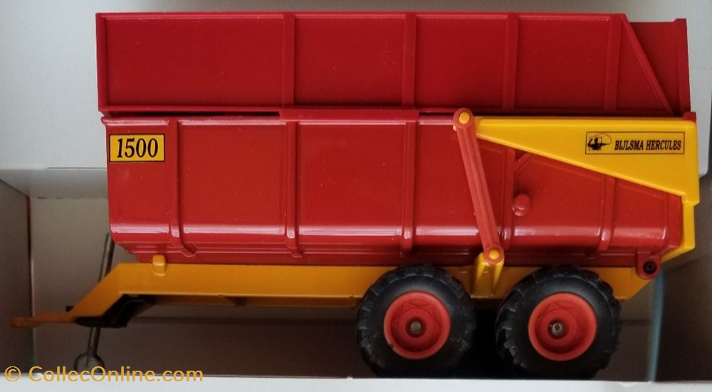 Siku WT042 - Remorque Bijlsma Hercules 1500 - NON modeles reduits vehicules agricoles siku wt042 remorque bijlsma hercules 1500 non