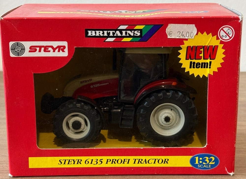 Britains 40804 - Steyr 6135 Profi - Ok modeles reduits vehicules agricoles britains 40804 steyr 6135 profi ok