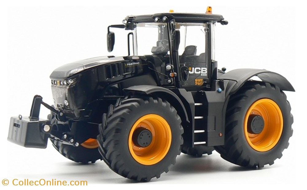 modeles reduits vehicules agricoles wiking 7430 tracteur jcb 8330 black brillant