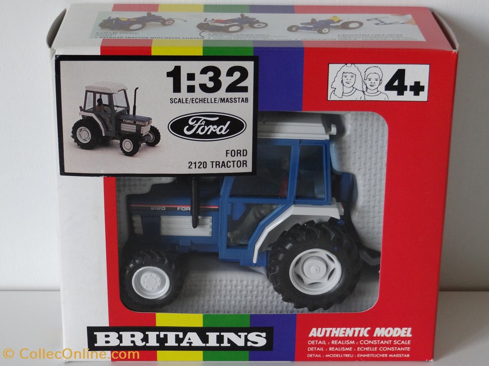 modeles reduits vehicules agricoles britains 09495 tracteur ford 2120 ok
