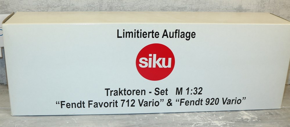 Siku WT033 - Tracteurs Fendt Favorit 712 Vario + Fendt 920 Vario - NON modeles reduits vehicules agricoles siku wt033 tracteurs fendt favorit 712 vario fendt 920 vario non