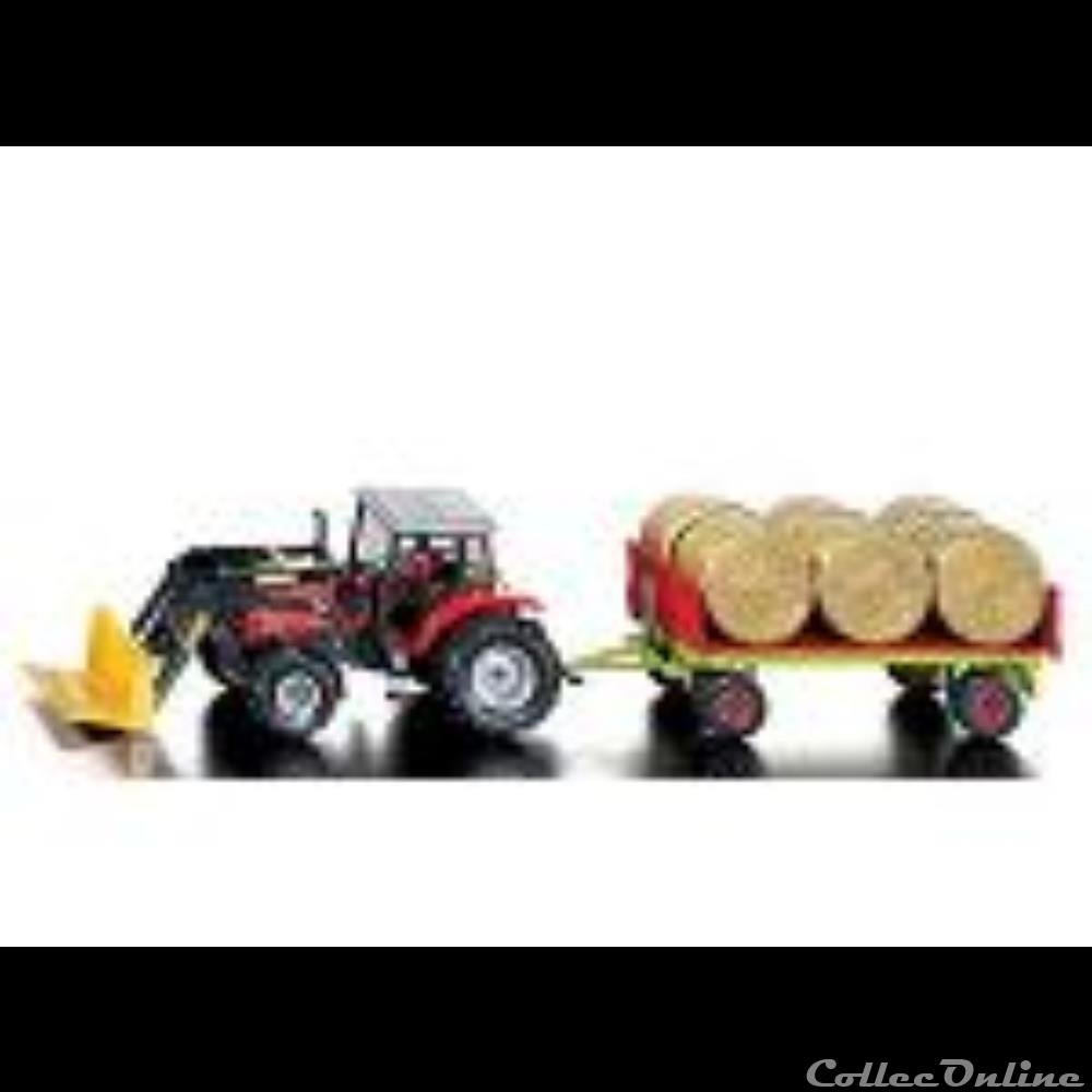 Siku 3955 - Set tracteur Massey Ferguson MF 4270 + remorque - X modeles reduits vehicules agricoles siku 3955 set tracteur massey ferguson mf 4270 remorque x