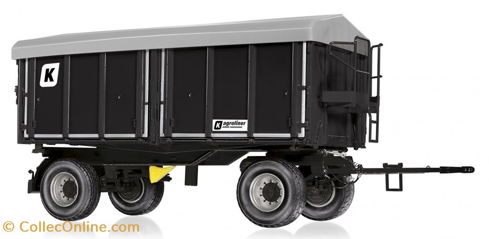 Wiking 7867 - Remorque Kroger Agroliner HKD 302 Black modeles reduits vehicules agricoles wiking 7867 remorque kroger agroliner hkd 302 black