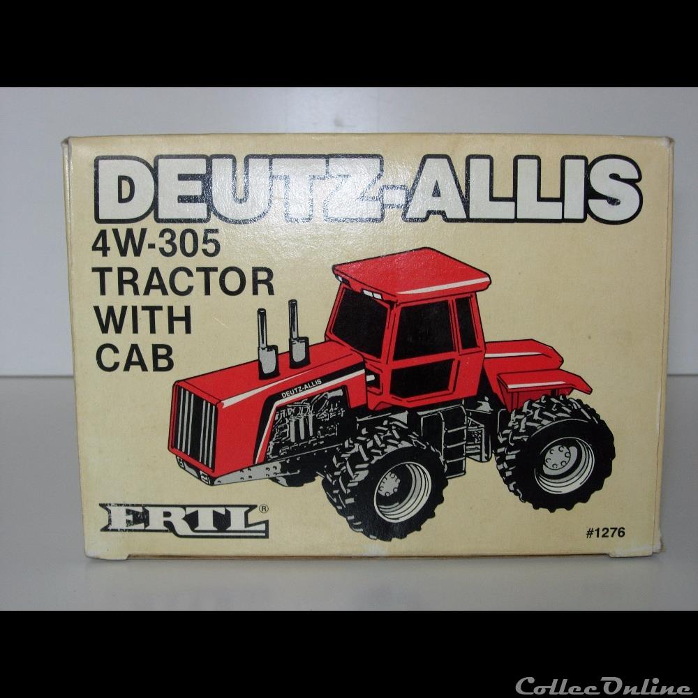 modele reduit vehicule agricole chalmer ertl 1276 deutz allis 4w 305 oui