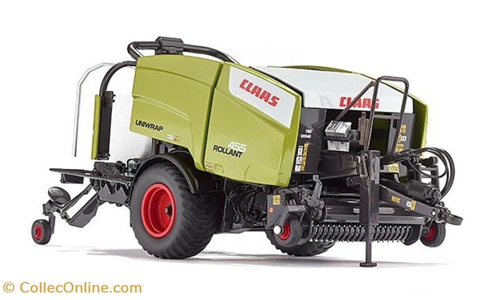 Wiking 7320 - Presse Claas Uniwrap Rollant 455 modeles reduits vehicules agricoles wiking 7320 presse claas uniwrap rollant 455