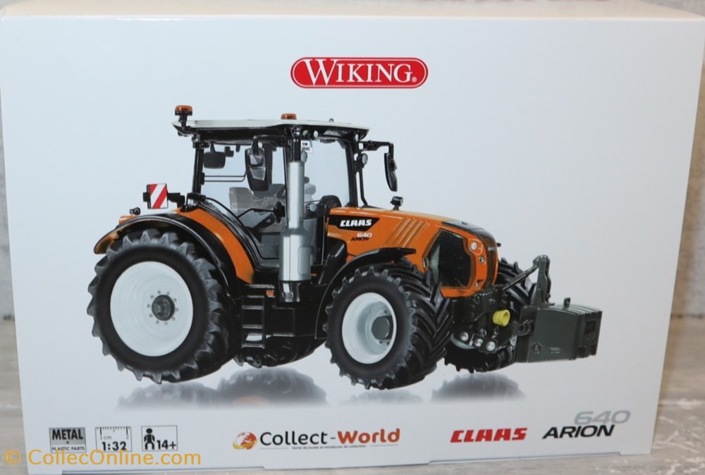Wiking 7745 - Tracteur Claas Arion 640 Communal Ed Sp 2014 Ex modeles reduits vehicules agricoles wiking 7745 tracteur claas arion 640 communal ed sp 2014 ex