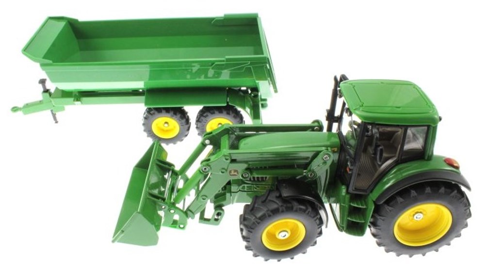 modeles reduits vehicules agricoles john deere 12 2024 siku 3863 set tracteur jd 6920 benne krampe x