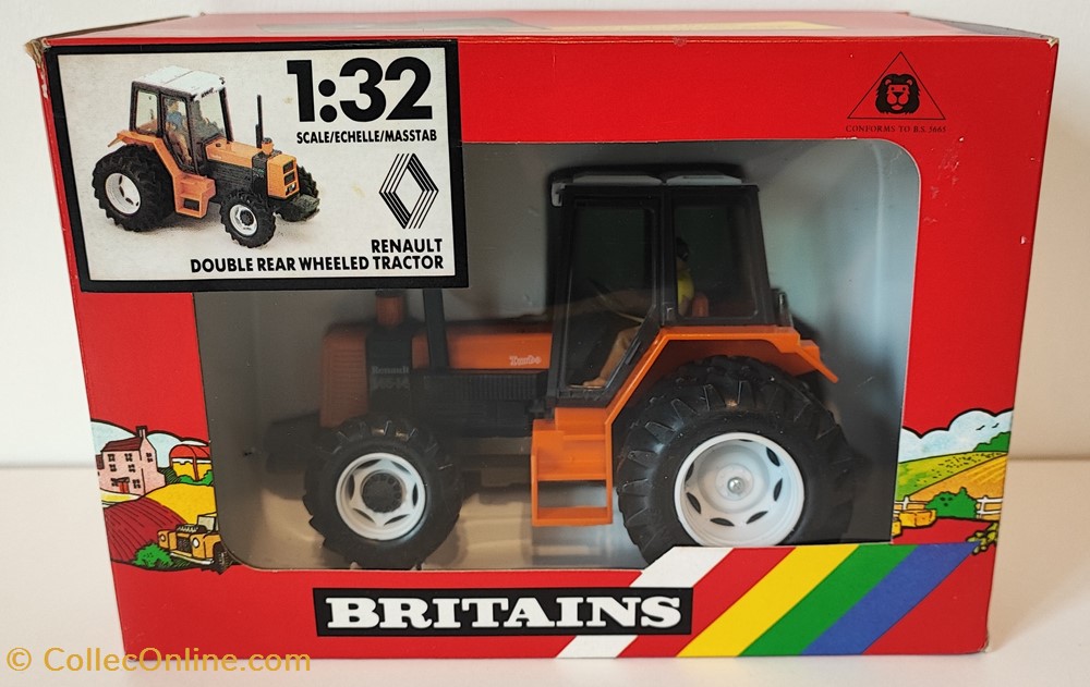 Britains 09522 - 1/32 - Renault 145-14 Turbo - Ok modeles reduits vehicules agricoles britains 09522 1 32 renault 145 14 turbo ok
