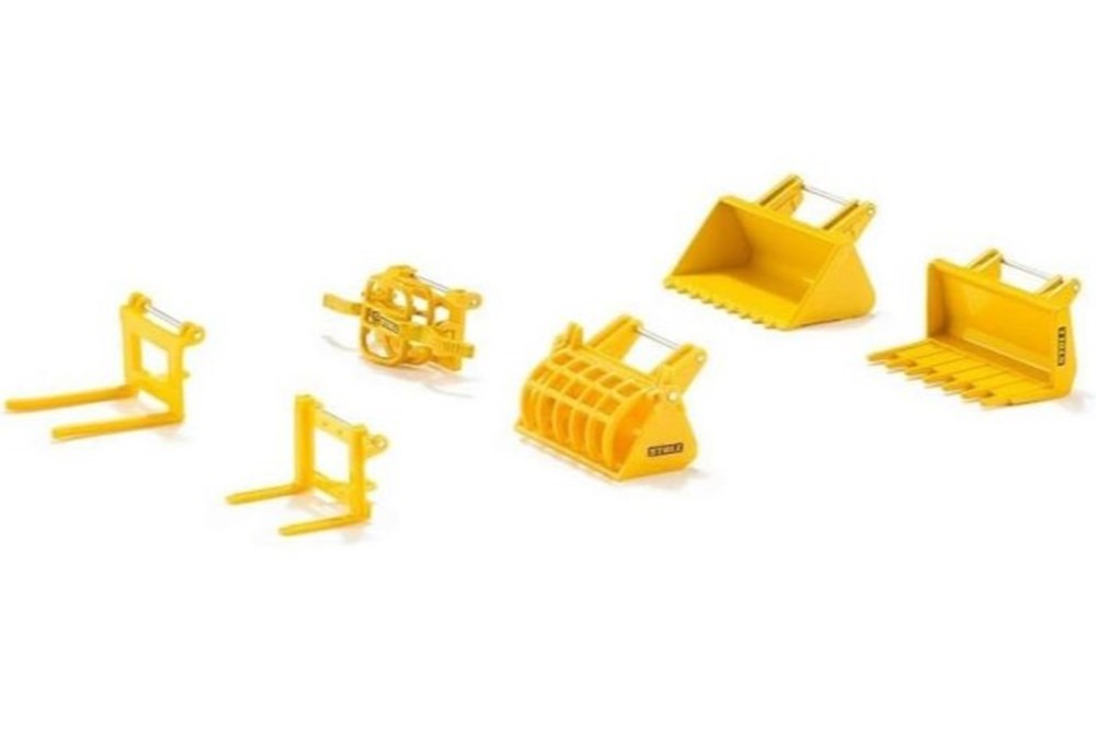 Siku 7070 - Set fourche télescopique jaune - X modeles reduits vehicules agricoles siku 7070 set fourche telescopique jaune x