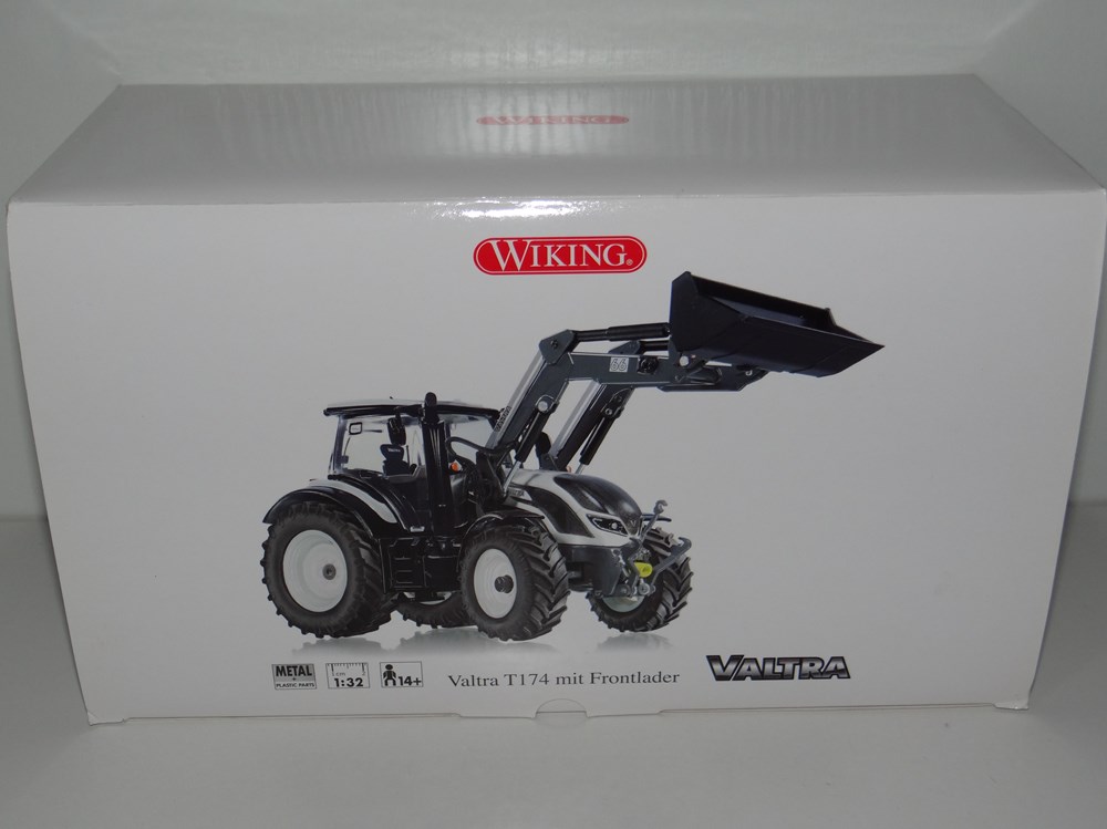 09/2024 - Wiking 7815 - Tracteur Valtra T174 + fourche - X modeles reduits vehicules agricoles 09 2024 wiking 7815 tracteur valtra t174 fourche x