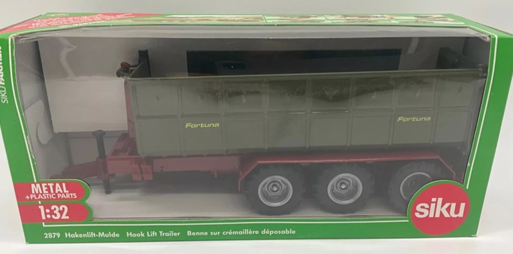 Siku 2879 - Remorque porte benne - X modeles reduits vehicules agricoles fortuna siku 2879 remorque porte benne x