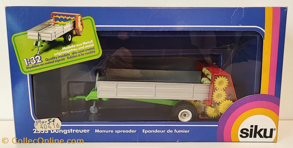 Siku 2553A - Epandeur à fumier - X modeles reduits vehicules agricoles siku 2553a epandeur a fumier x