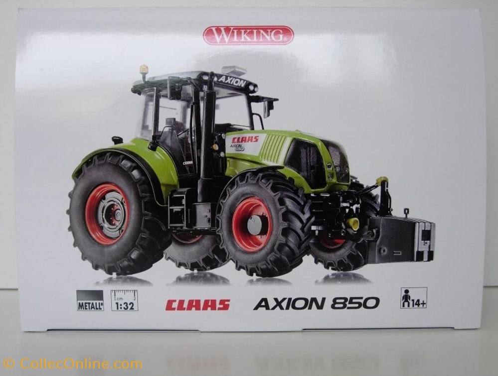 modeles reduits vehicules agricoles wiking 7305 tracteur claas axion 850 oui x