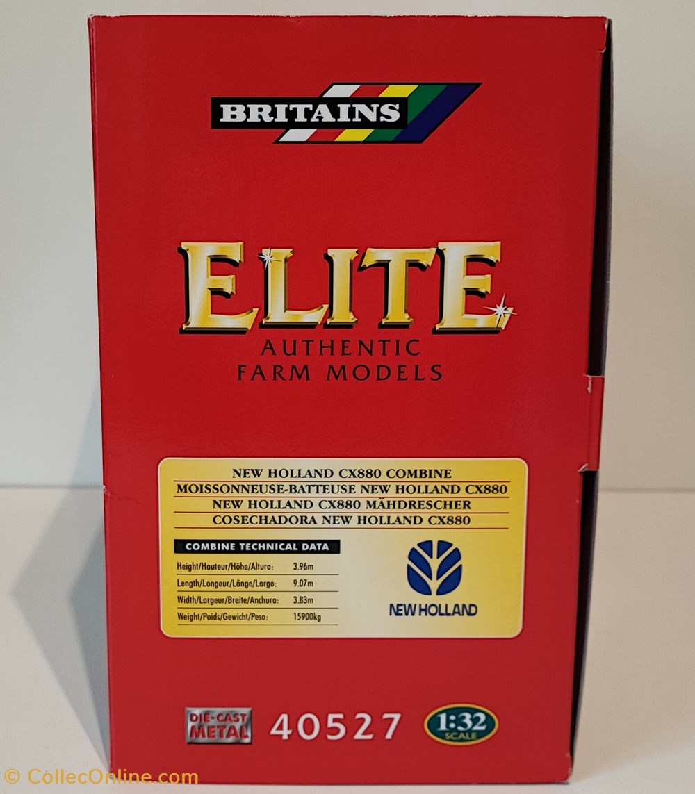 Britains 40527 - 1/32 - New Holland CX 880 - Ok modeles reduits vehicules agricoles britains 40527 1 32 new holland cx 880 ok