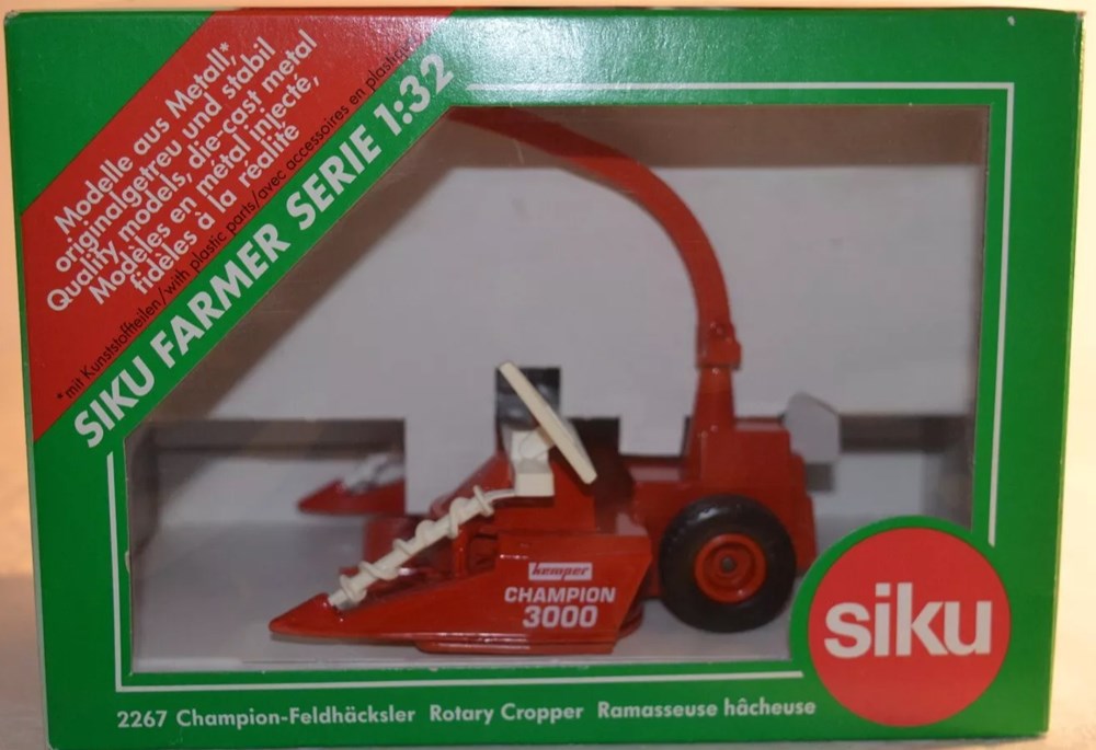 modeles reduits vehicules agricoles siku 2267b ensileuse kemper champion 3000 x