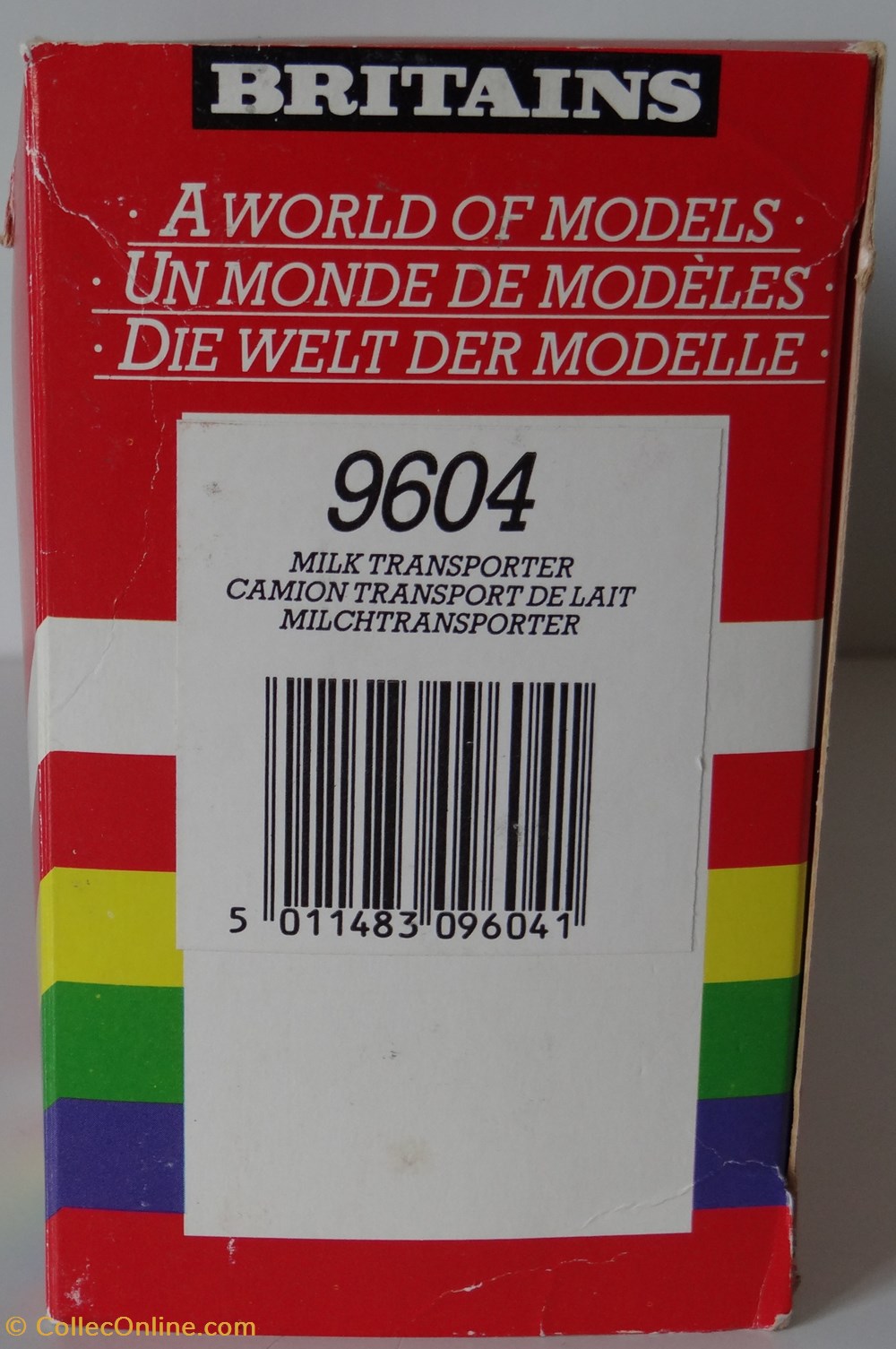 modeles reduits vehicules agricoles britains 09604b 1 32 camion citerne de lait mmb milk ok
