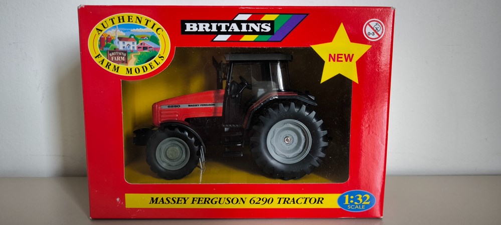modeles reduits vehicules agricoles britains 40511 massey ferguson mf 6290 ok