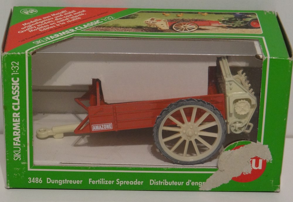 09/2024 - Siku 3486 - Épandeur à fumier - X modeles reduits vehicules agricoles 09 2024 siku 3486 epandeur a fumier x