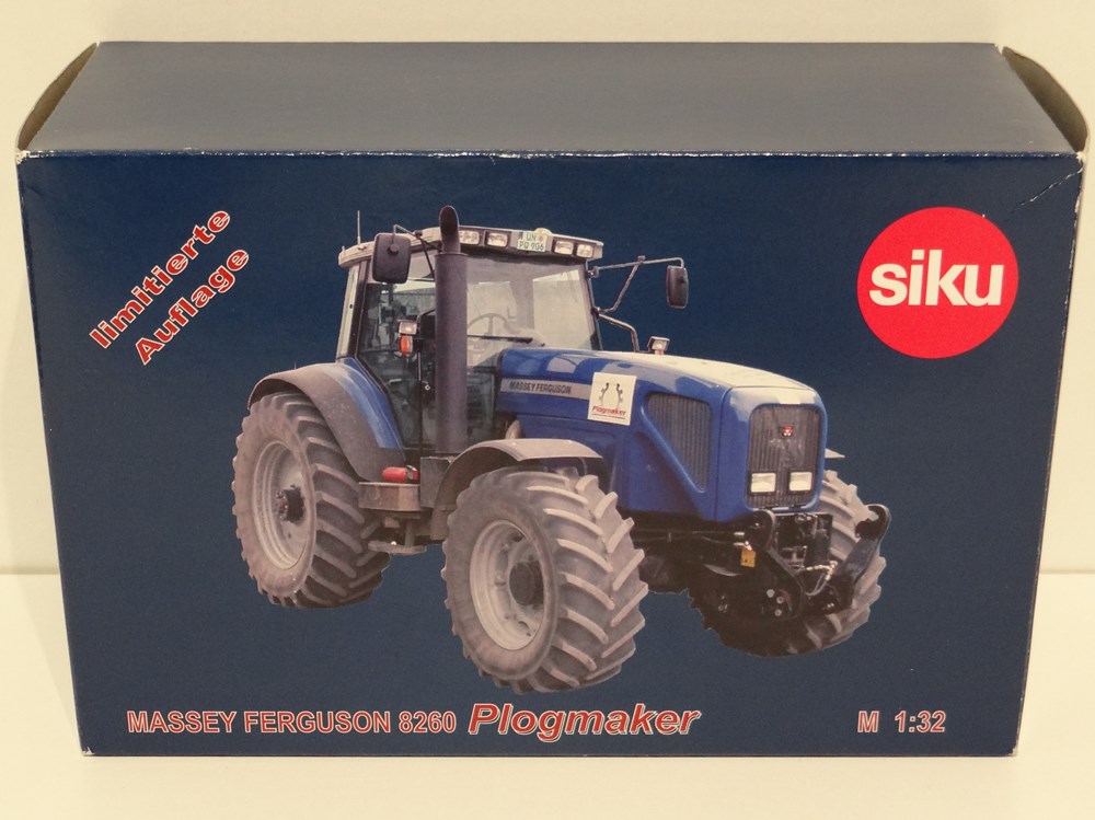 modeles reduits vehicules agricoles siku wt008 tracteur massey ferguson mf 8260 plogmaker oui x
