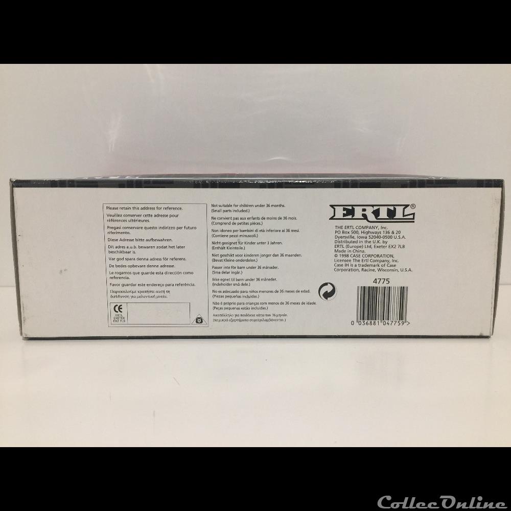 Ertl 4775 - Case IH CX90 - OUI 5 modele reduit vehicule agricole ertl 4775 case ih cx90 oui