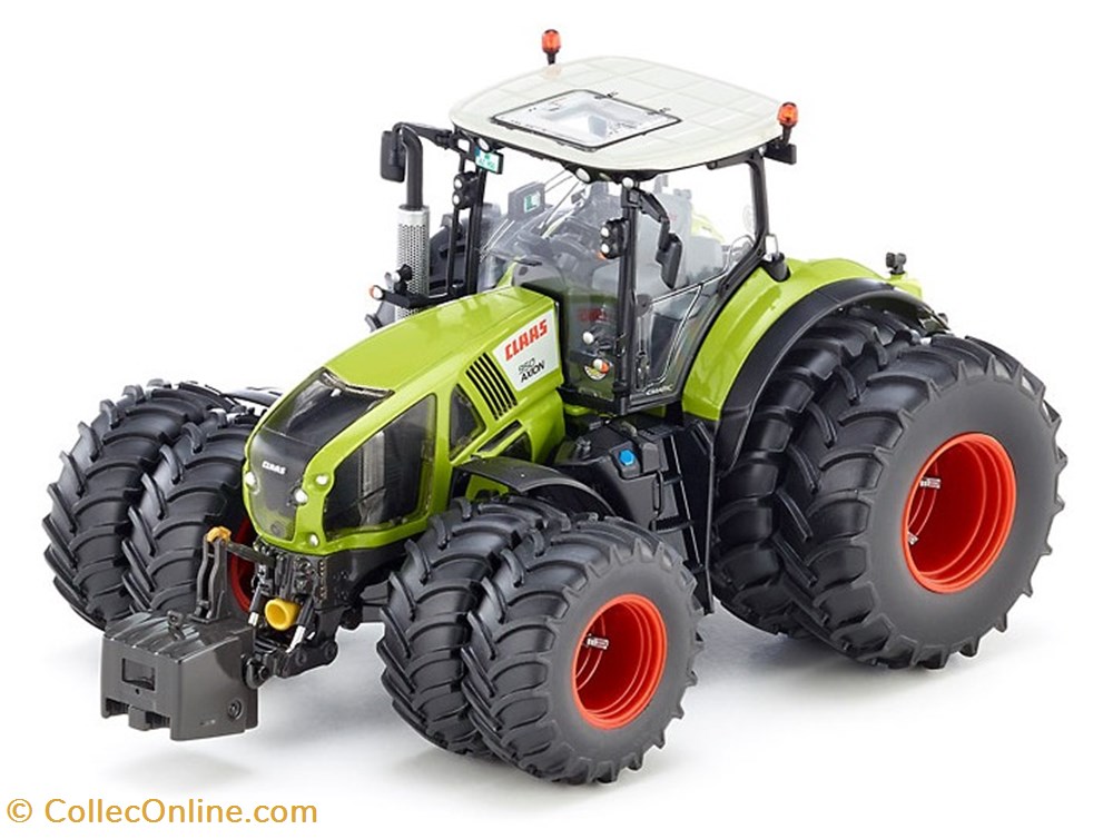 modeles reduits vehicules agricoles wiking 7328 tracteur claas axion 950 jumele avt arr