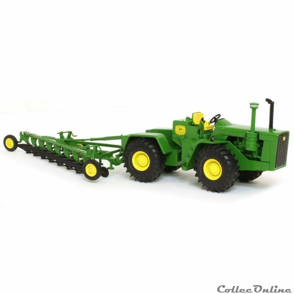 Ertl 16108A - John Deere JD 8010 avec charrue - NON 2 modele reduit vehicule agricole ertl 16108a john deere jd 8010 avec charrue non