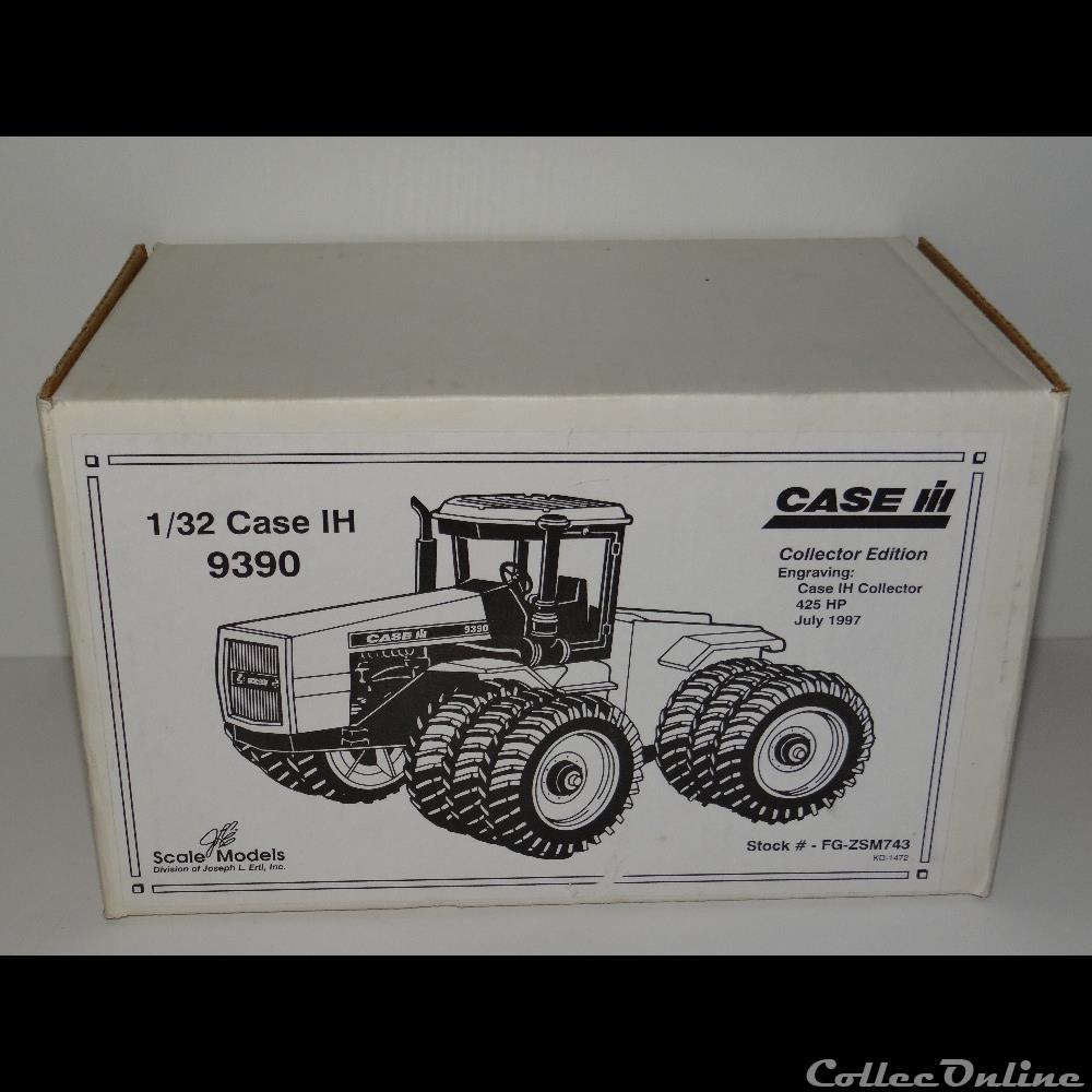 Ertl ZSM743ED - Steiger Case IH 9390 - OUI 3 modeles reduits vehicules agricoles ertl zsm743ed steiger case ih 9390 oui
