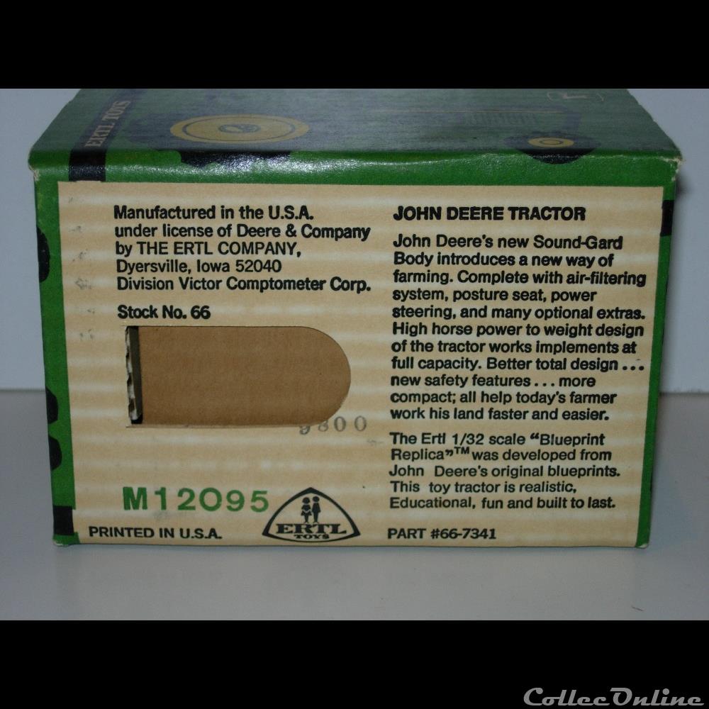 Ertl 66B - John Deere Sound-Idea - OUI 5 modele reduit vehicule agricole ertl 66b john deere sound idea oui