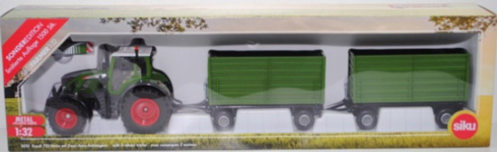 Siku 8519 - Set tracteur Fendt 722 Vario + 2 remorques SonderEdition modeles reduits vehicules agricoles siku 8519 set tracteur fendt 722 vario 2 remorques sonderedition
