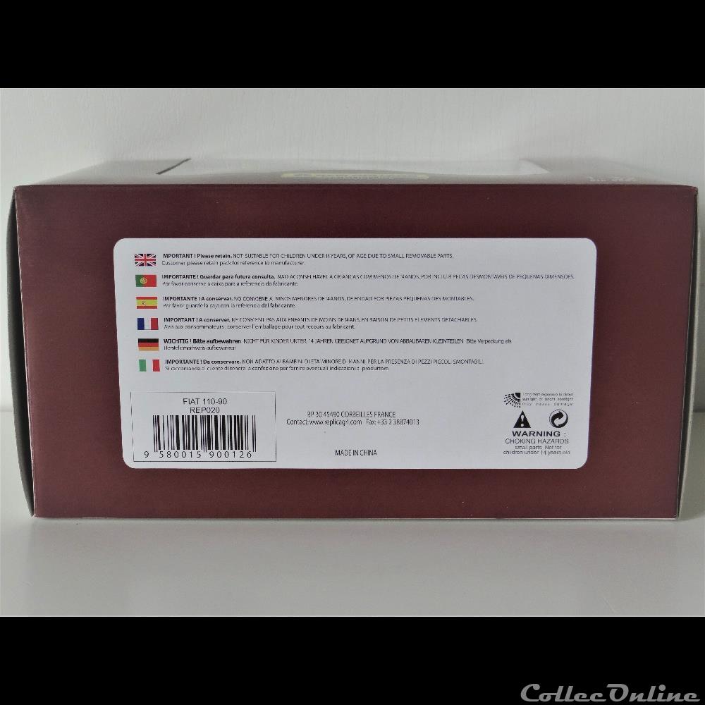 Rep REP020 - Fiat 110-90 DT - OUI 5 modele reduit vehicule agricole rep rep020 fiat 110 90 dt oui