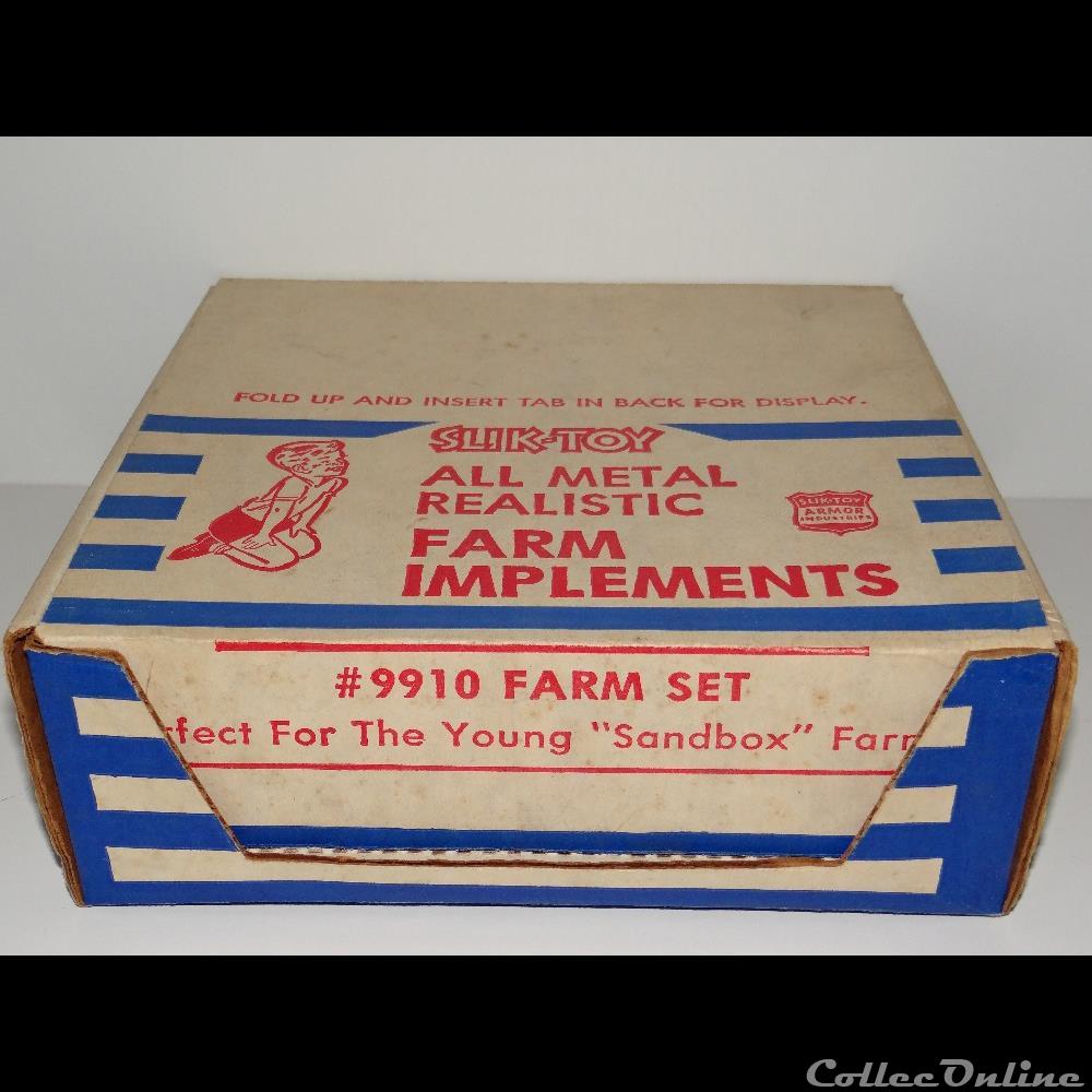 Slik-Toy 9910 - Sandbox Farmal Farm Set - 1/32 2 modele reduit vehicule agricole autre slik toy 9910 sandbox farmal farm set 1 32