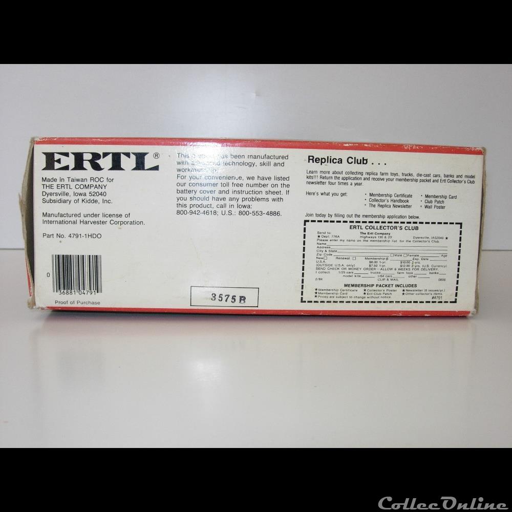 Ertl 4791 - Case IH 6388 - OUI 5 modele reduit vehicule agricole ertl 4791 case ih 6388 oui