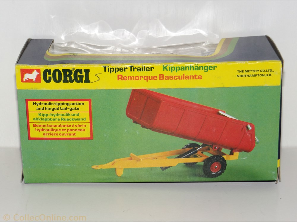 Corgi 56 - Remorque basculante - 1/32 5 modele reduit vehicule agricole autre corgi 56 remorque basculante 1 32
