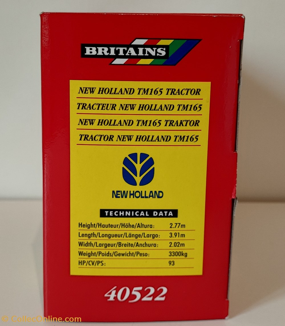 Britains 40522 - 1/32 - New Holland TM165 - Ok modeles reduits vehicules agricoles britains 40522 1 32 new holland tm165 ok