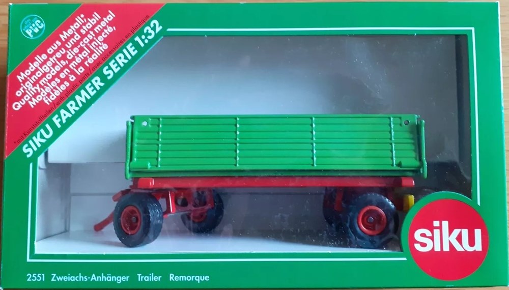 Siku 2551C - Remorque 2 essieux - X modeles reduits vehicules agricoles autre siku 2551c remorque 2 essieux x