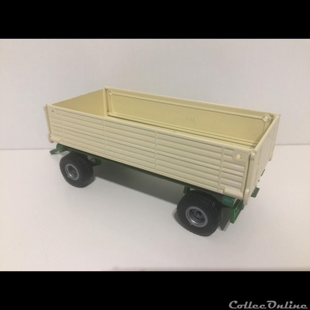 Siku 2551D - Remorque 2 essieux - X sans boîte 4 modeles reduits vehicules agricoles autre siku 2551d remorque 2 essieux x sans boite