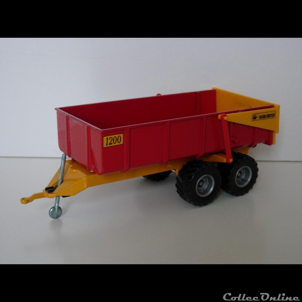 Siku WT041 - Remorque Bijlsma Hercules 1200 - OUI - X 2 modeles reduits vehicules agricoles siku wt041 remorque bijlsma hercules 1200 oui x