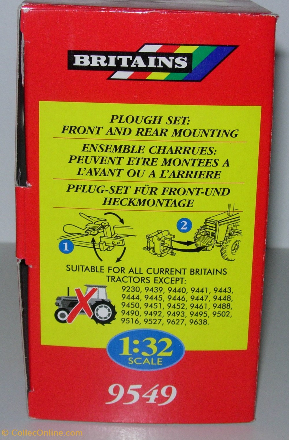 Britains 09549 - 1/32 - Set brabans avant et arrière - Ok modeles reduits vehicules agricoles valmet britains 09549 1 32 set brabans avant et arriere ok