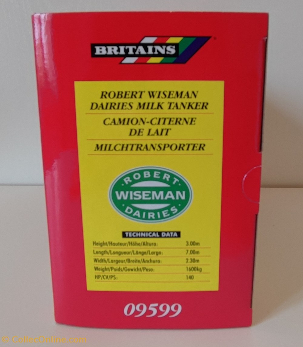 Britains 09599 - 1/32 - Robert Wiseman Dairies - Ok modeles reduits vehicules agricoles weidemann britains 09599 1 32 robert wiseman dairies ok