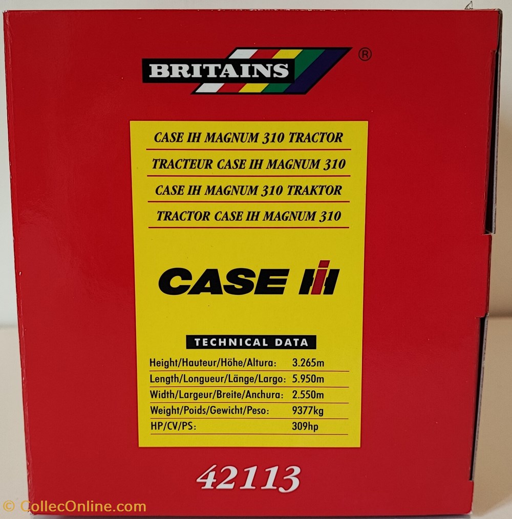 Britains 42113 - 1/32 - Case IH Magnum 310 - Ok modeles reduits vehicules agricoles britains 42113 1 32 case ih magnum 310 ok