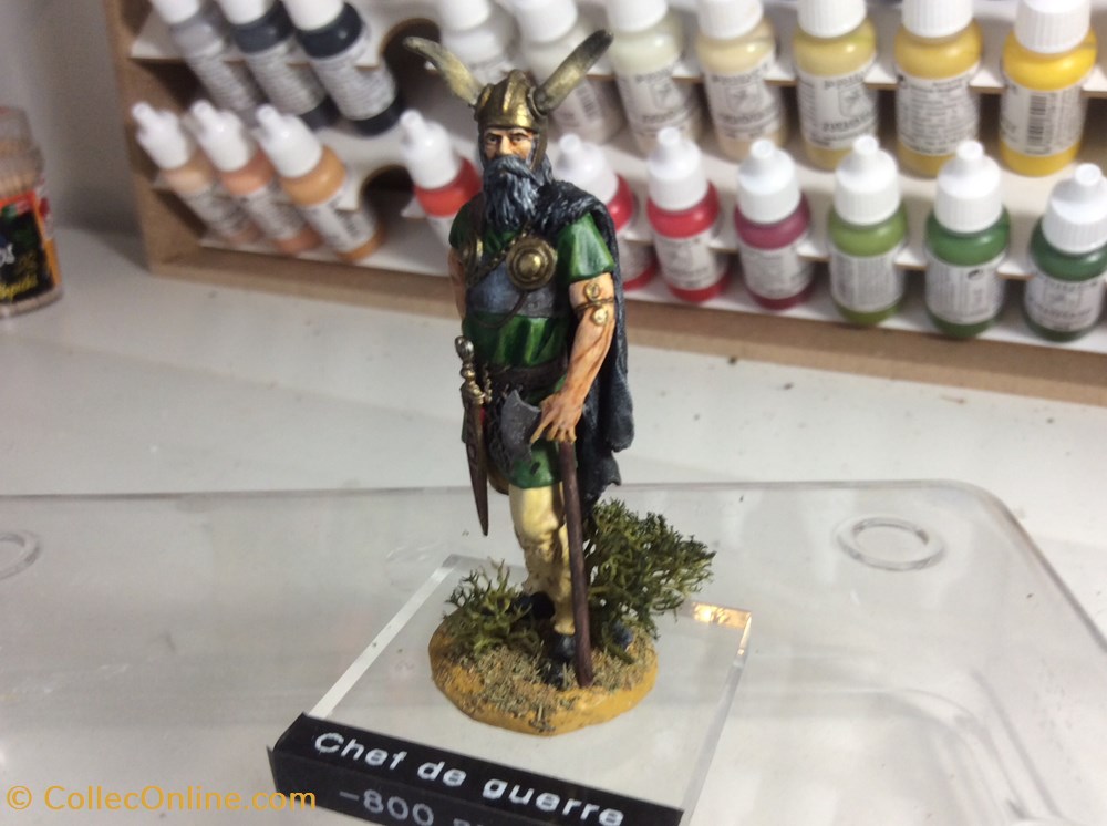 Chef de tribu -800 av JC figurine historique chef de tribu 800 av jc