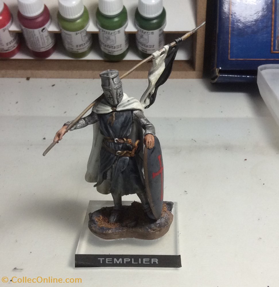 Figurine Andrea 54mm Templier figurines historique figurine andrea 54mm templier