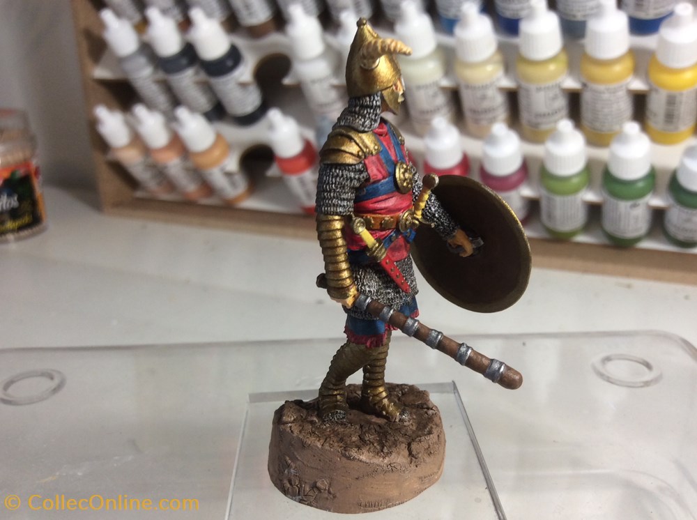 Perse Sassanide Vème siècle 3 figurines historique perse sassanide veme siecle