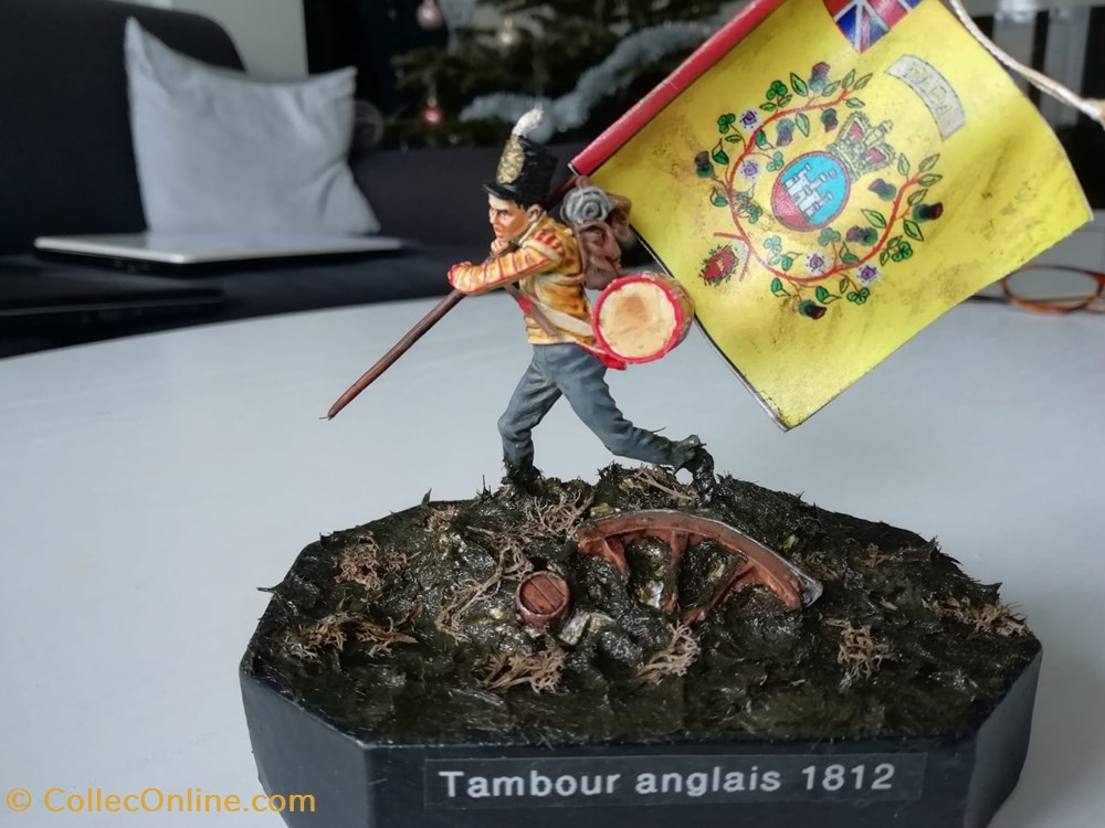 figurine historique tambour anglais 1812