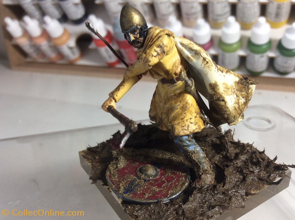 figurine historique viking blesse