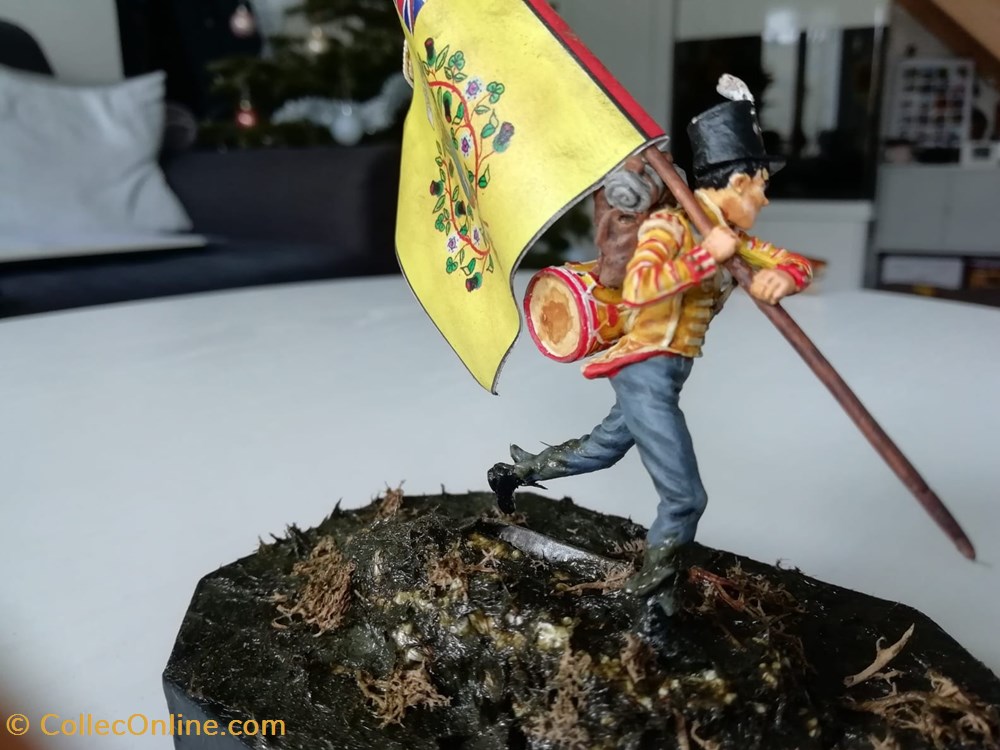 figurine historique tambour anglais 1812