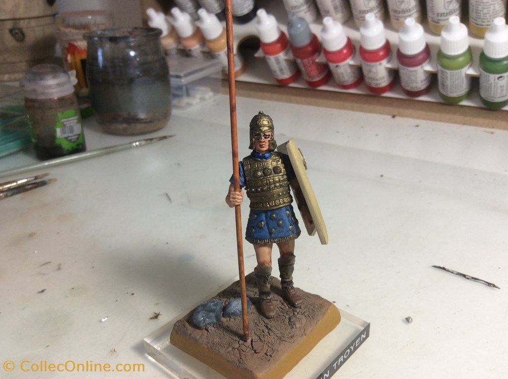 figurines historiques fantassin troyen el viero 54mm