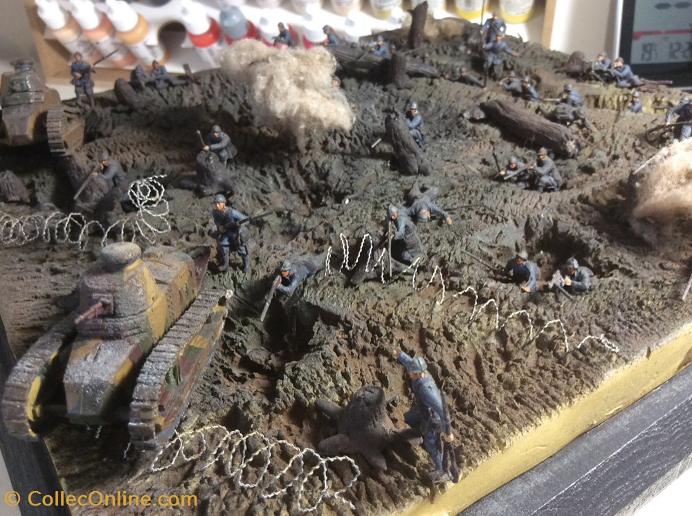 figurines historique les tranchees 1917